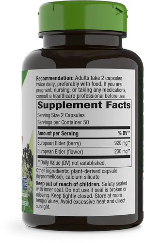 Black Elderberry Capsules - Apothecary