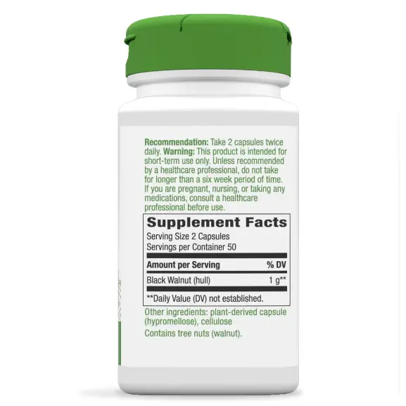 Black Walnut Hulls Capsules - Supplements