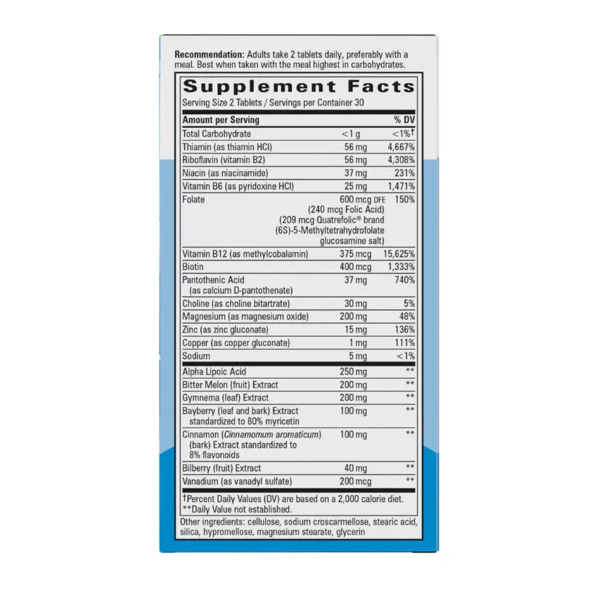 Blood Sugar Manager - Supplements