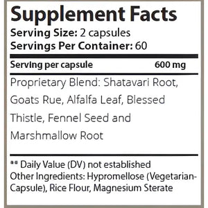 Breastmilk Boost Trio - Increase Milk Supply The contains Dairy Diva Lush Leche and Machine capsules. These herbal