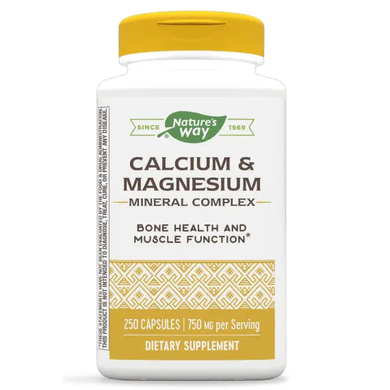 Calcium & Magnesium Complex - 250 CAPSULES - Supplements
