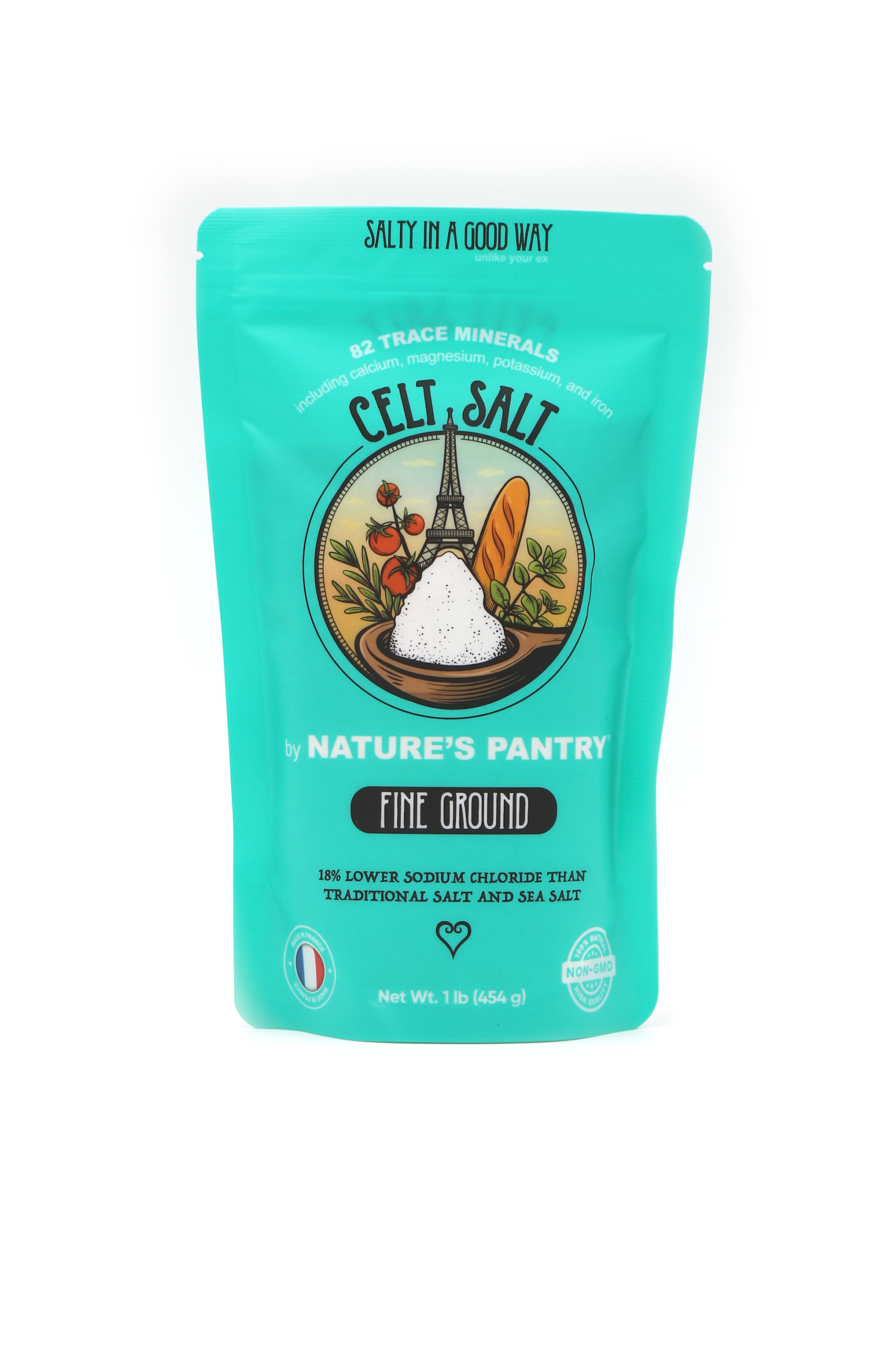 Celtic Sea Salt Fine Ground - 1lb - Apothecary