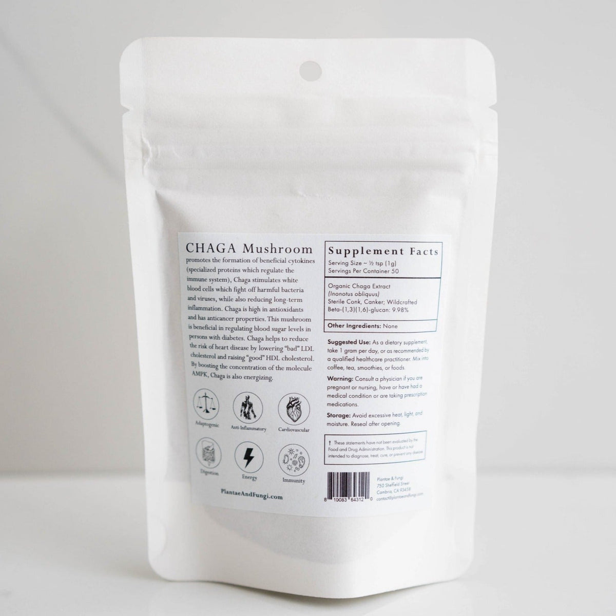 Chaga Mushroom Powder - Apothecary