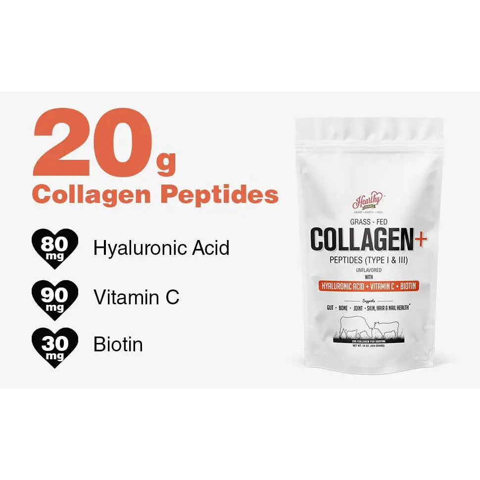 Collagen+ with Biotin & Hyaluronic Acid + Vitamin C - Apothecary This grass-fed powder contains and C. These peptides