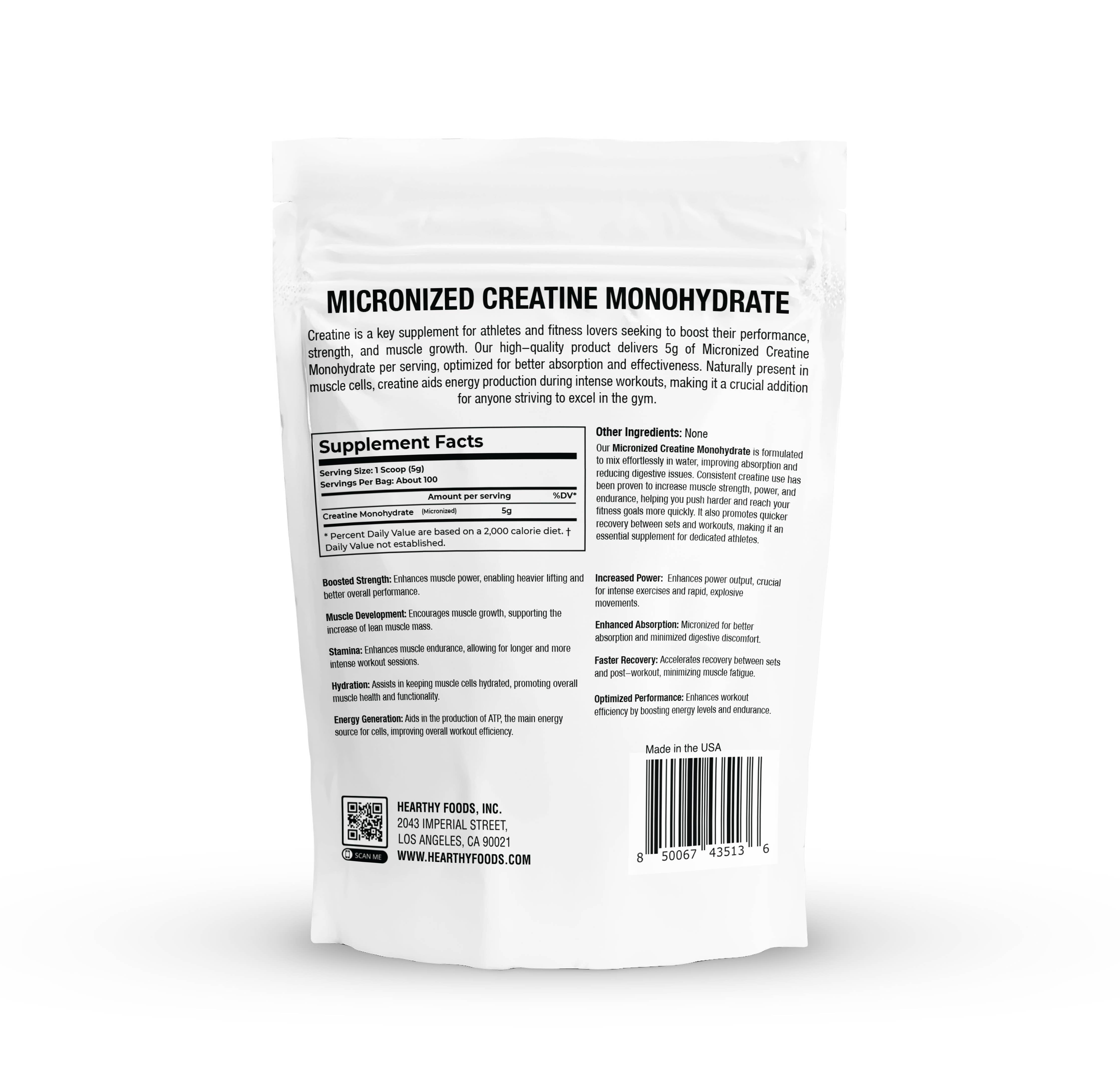 Creatine Monohydrate - Apothecary