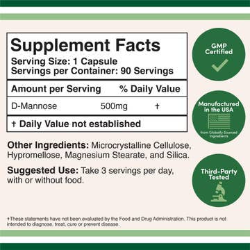 D-Mannose Supplement - Apothecary
