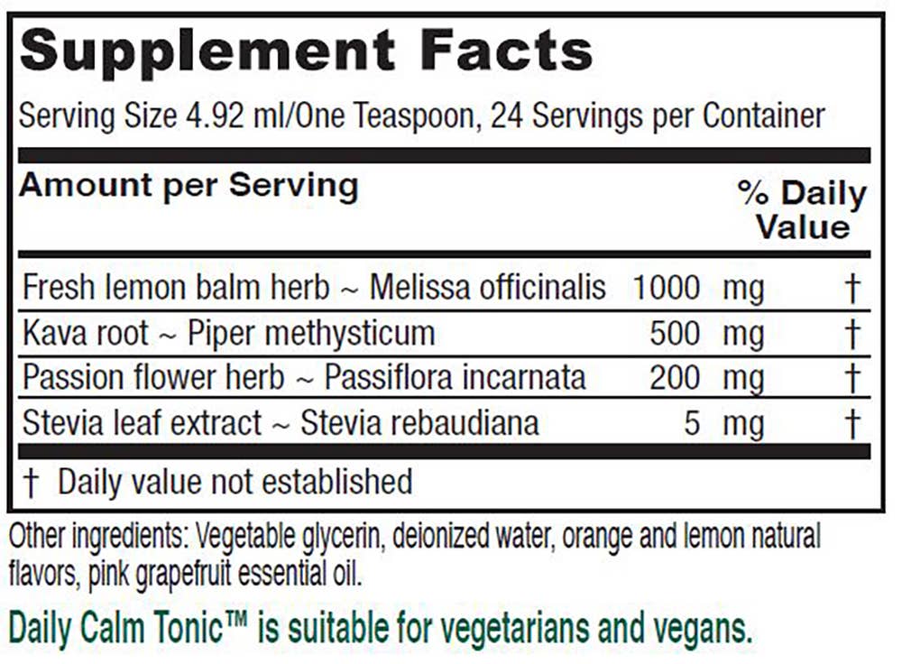 Daily Calm Tonic - Apothecary