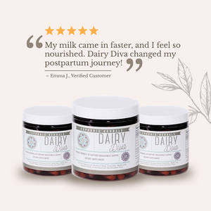 Dairy Diva - Breastfeeding Supplement - Increase Milk Supply Boost milk naturally with premium breastfeeding herbal