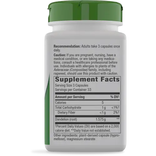 Dandelion Root Capsules - Supplements