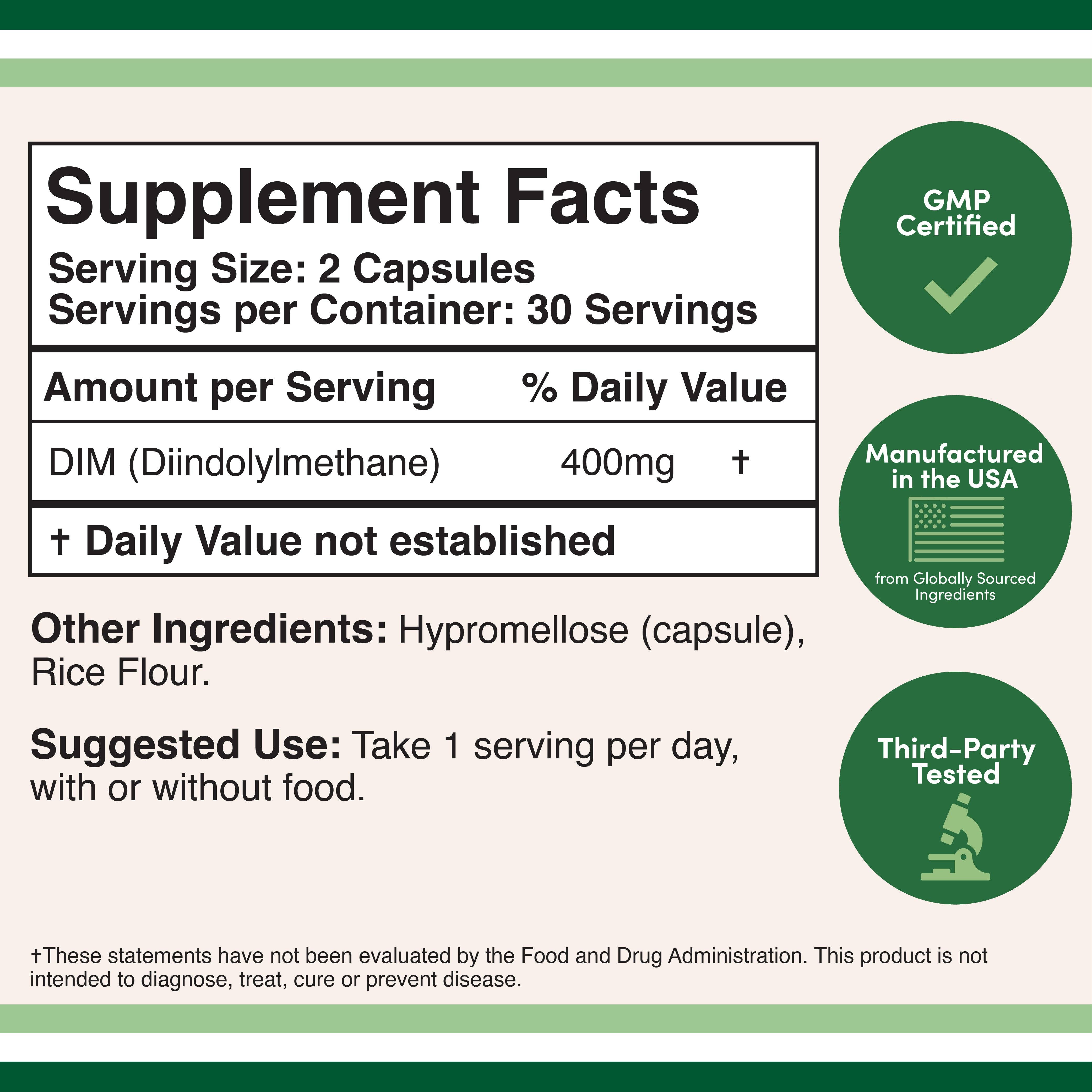 DIM (Diindolylmethane) Hormone Support - Apothecary