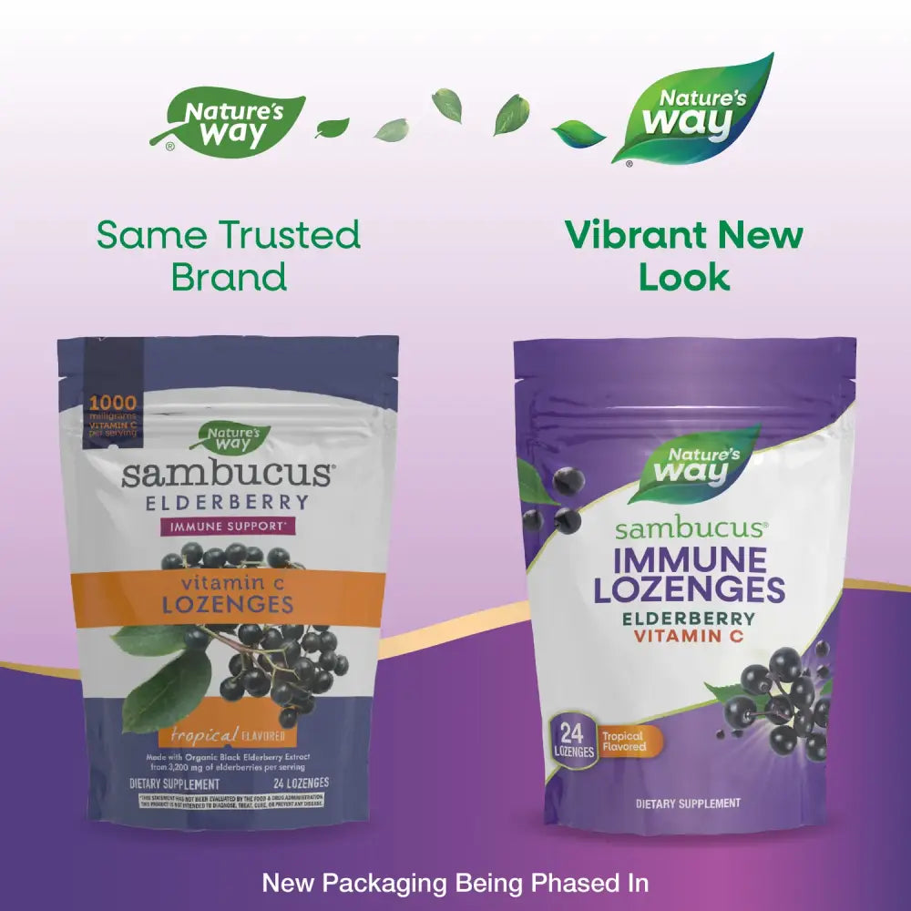 Elderberry Vitamin C Lozenges - Supplements