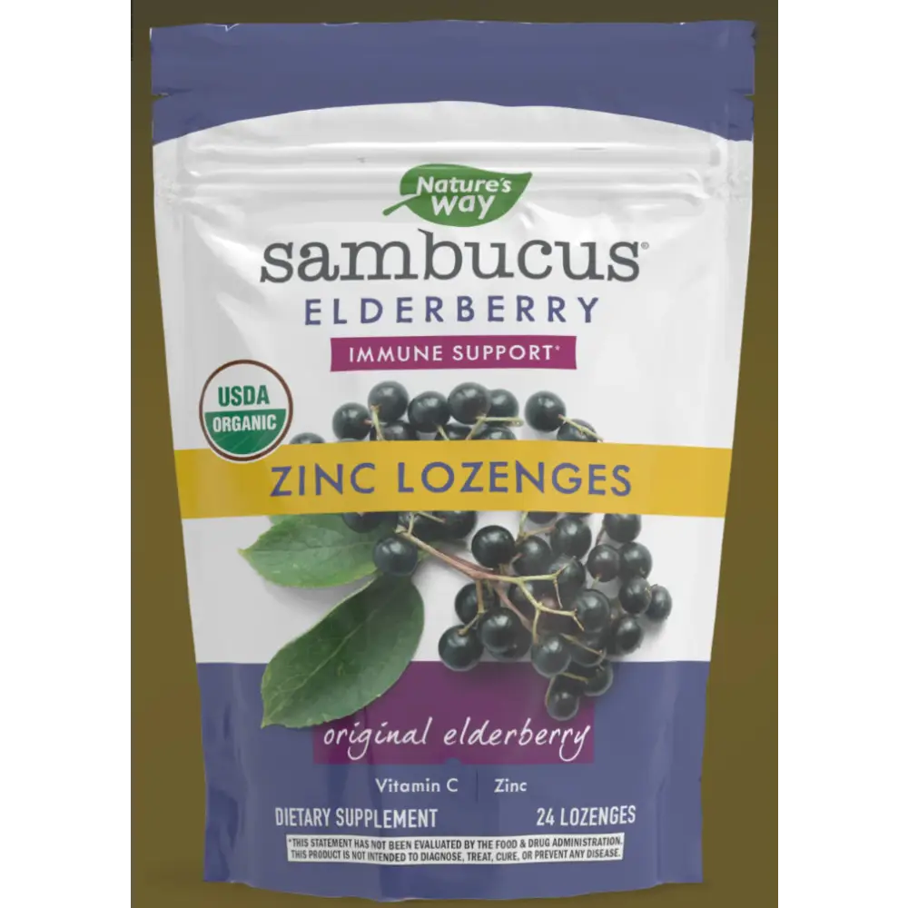 Elderberry Zinc Lozenges - Supplements