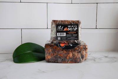 African Black Turmeric Soap Bar