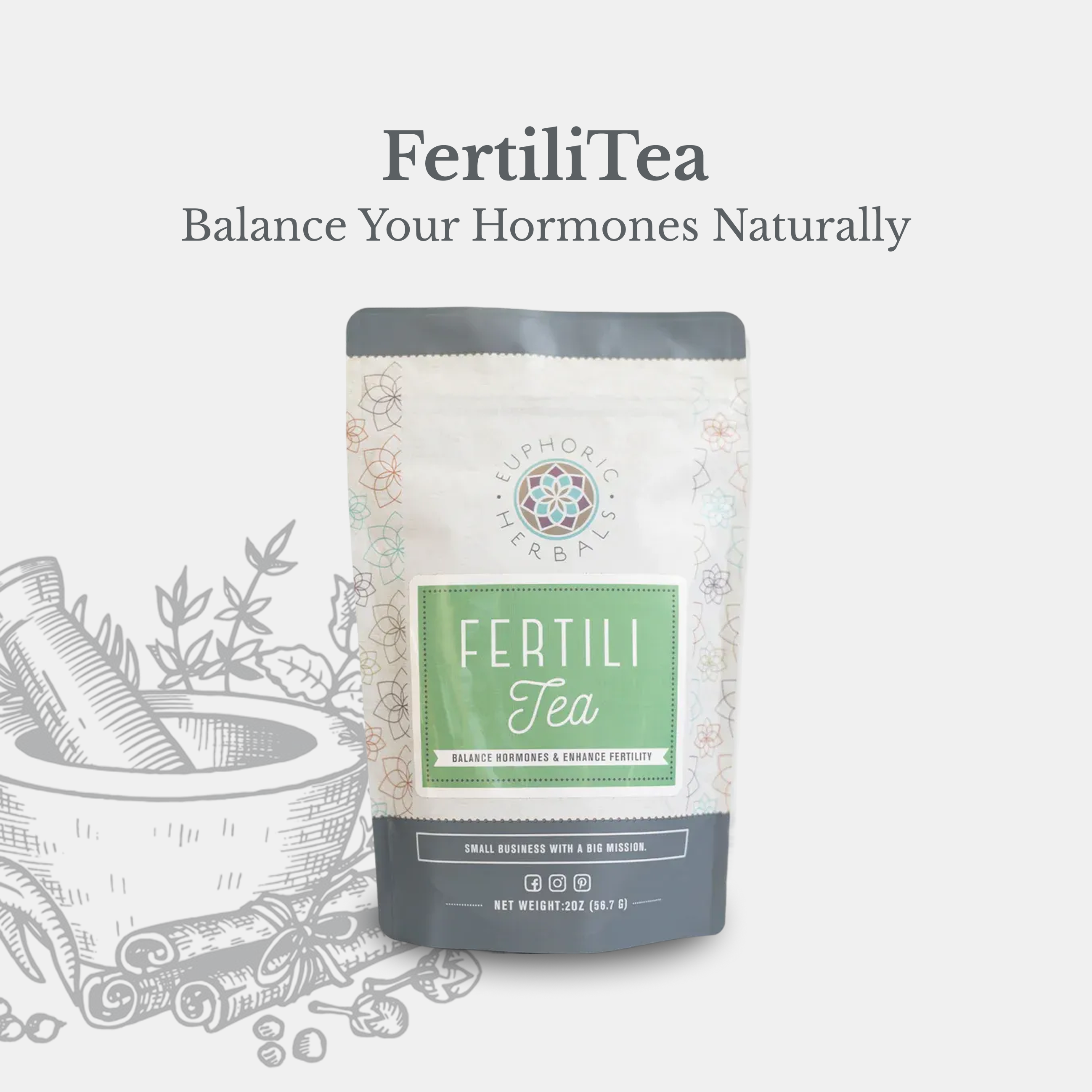 FertiliTea Hormone Balancing Tea - Pregnancy Boost your fertility with FertiliTea’s hormone-balancing loose leaf tea.