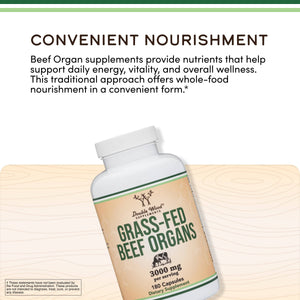 Grass-Fed Beef Organ Supplement - Apothecary