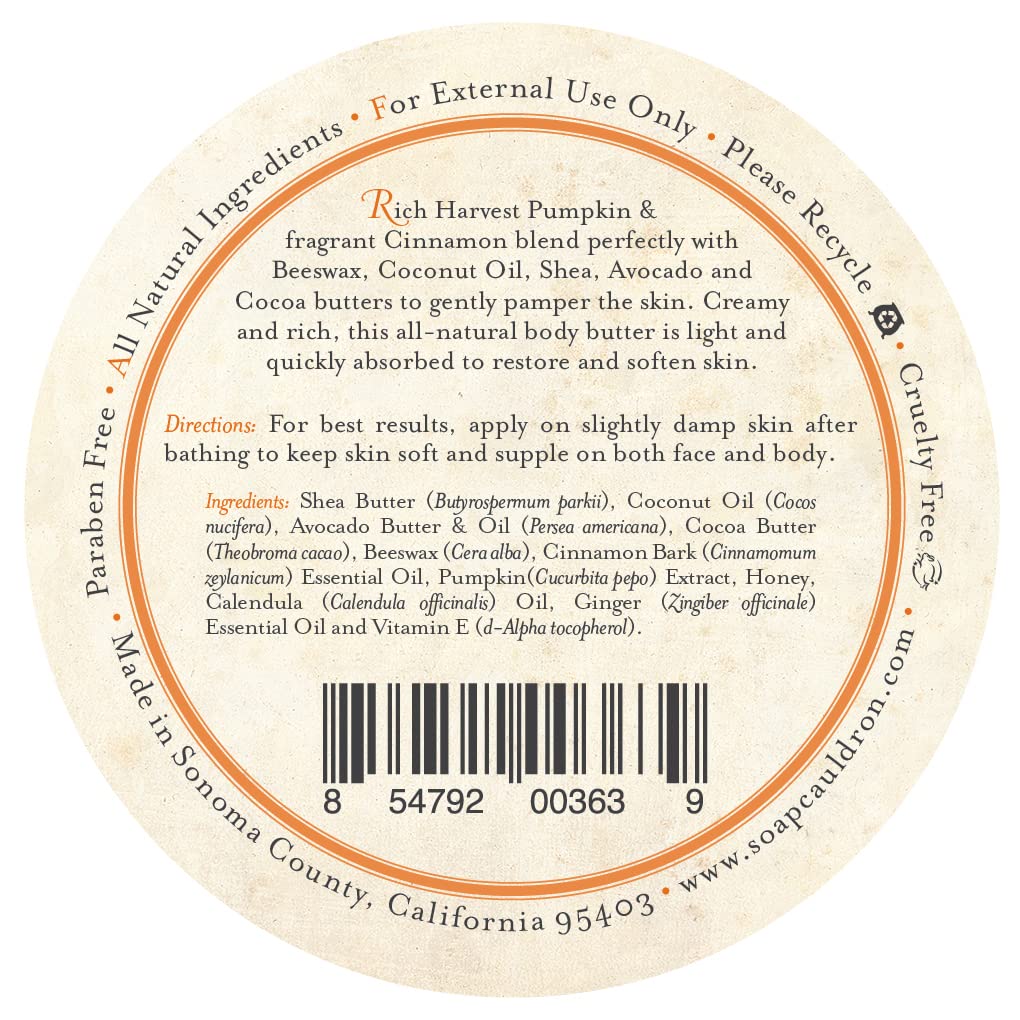 Harvest Pumpkin Cinnamon Body Butter - Care