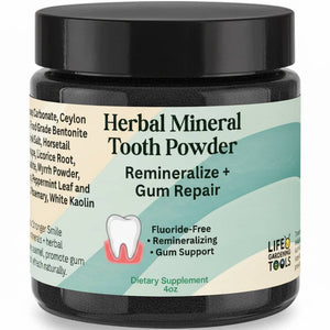 Herbal Mineral Tooth Powder – Remineralizing Gum Repair - Apothecary
