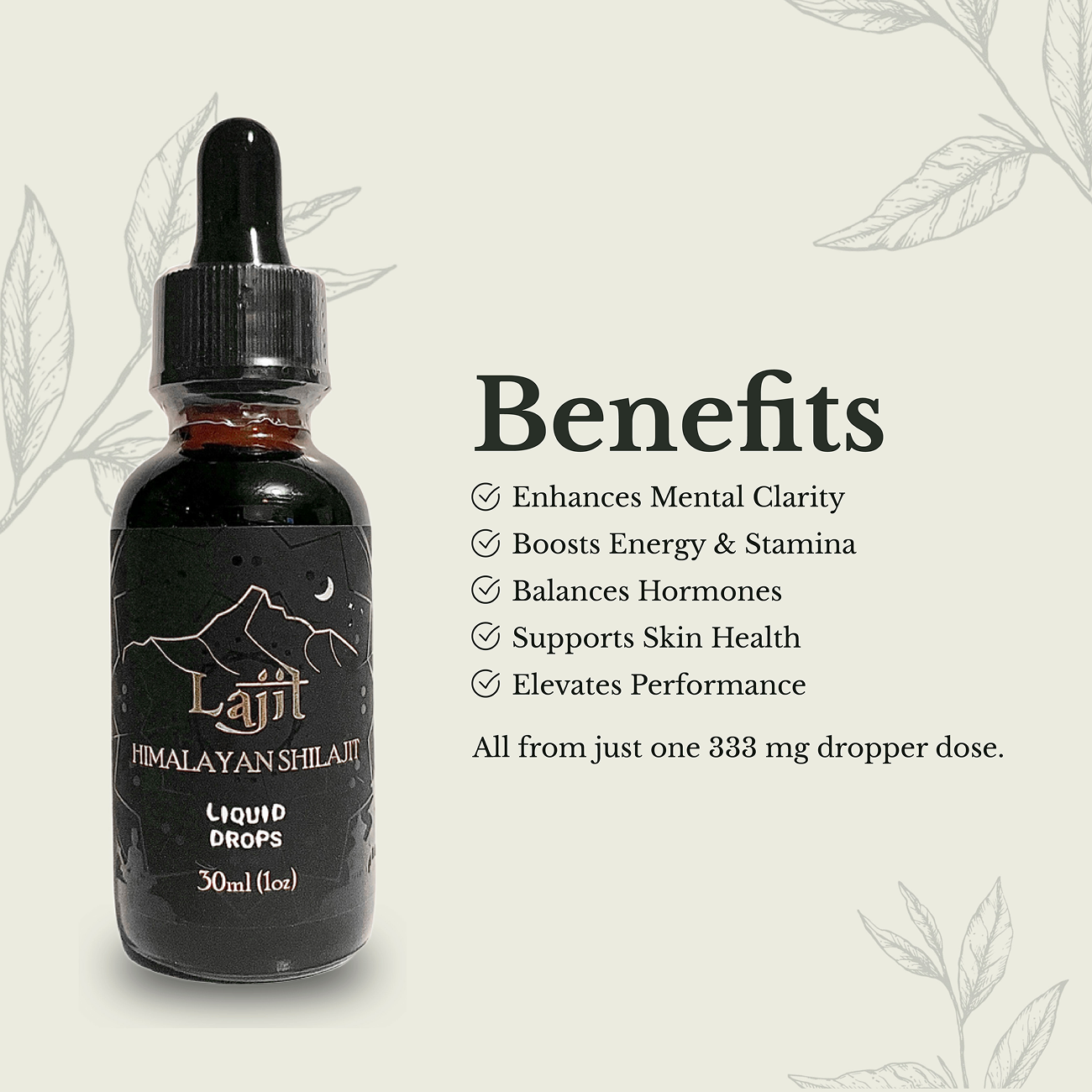 Himalayan Shilajit Liquid Drops - Apothecary