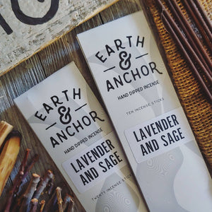 Lavender & Sage Hand Dipped Incense - Apothecary