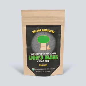 Lion’s Mane Mushroom Cacao Powder - Apothecary mane mushroom cacao mix contains organic fruiting body extract