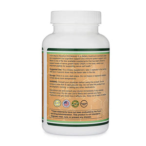 Lion’s Mane Mushroom - Supplements mane mushroom supplements by Double Wood support brain health and cognitive