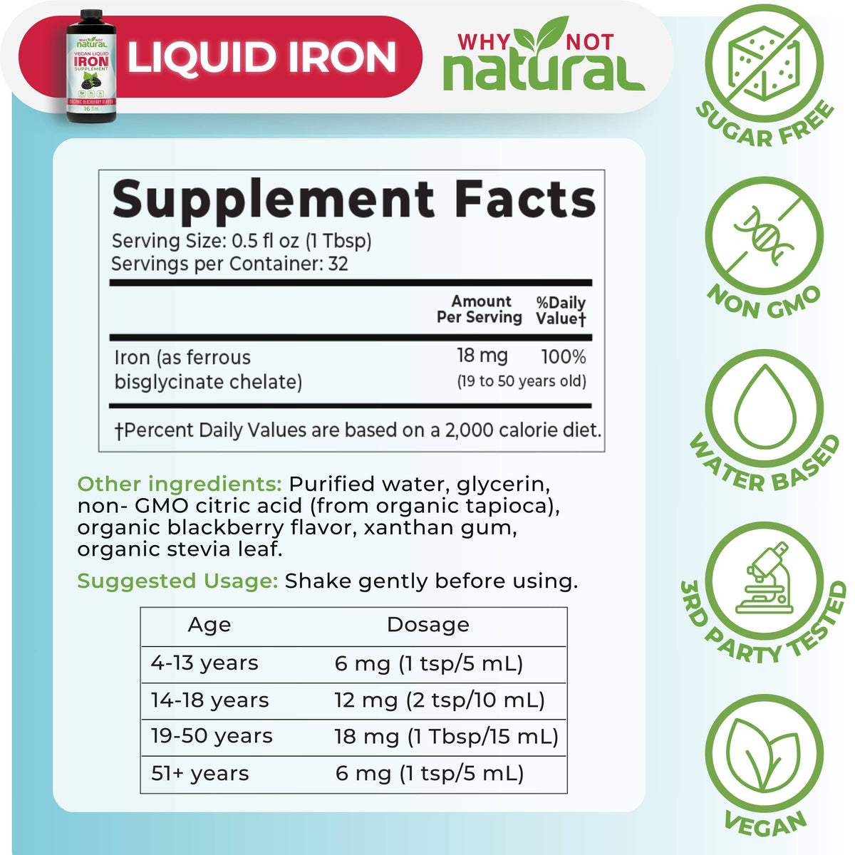 Liquid Iron Supplement - Apothecary