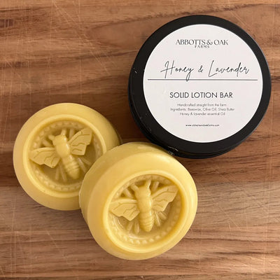 Honey Lavender Solid Lotion Bar