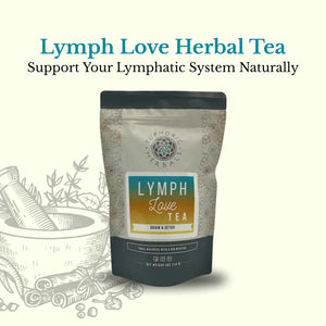 Lymph Love Herbal Tea - TEA tea supports lymphatic drainage. This blend contains cleavers herb dandelion leaf turmeric
