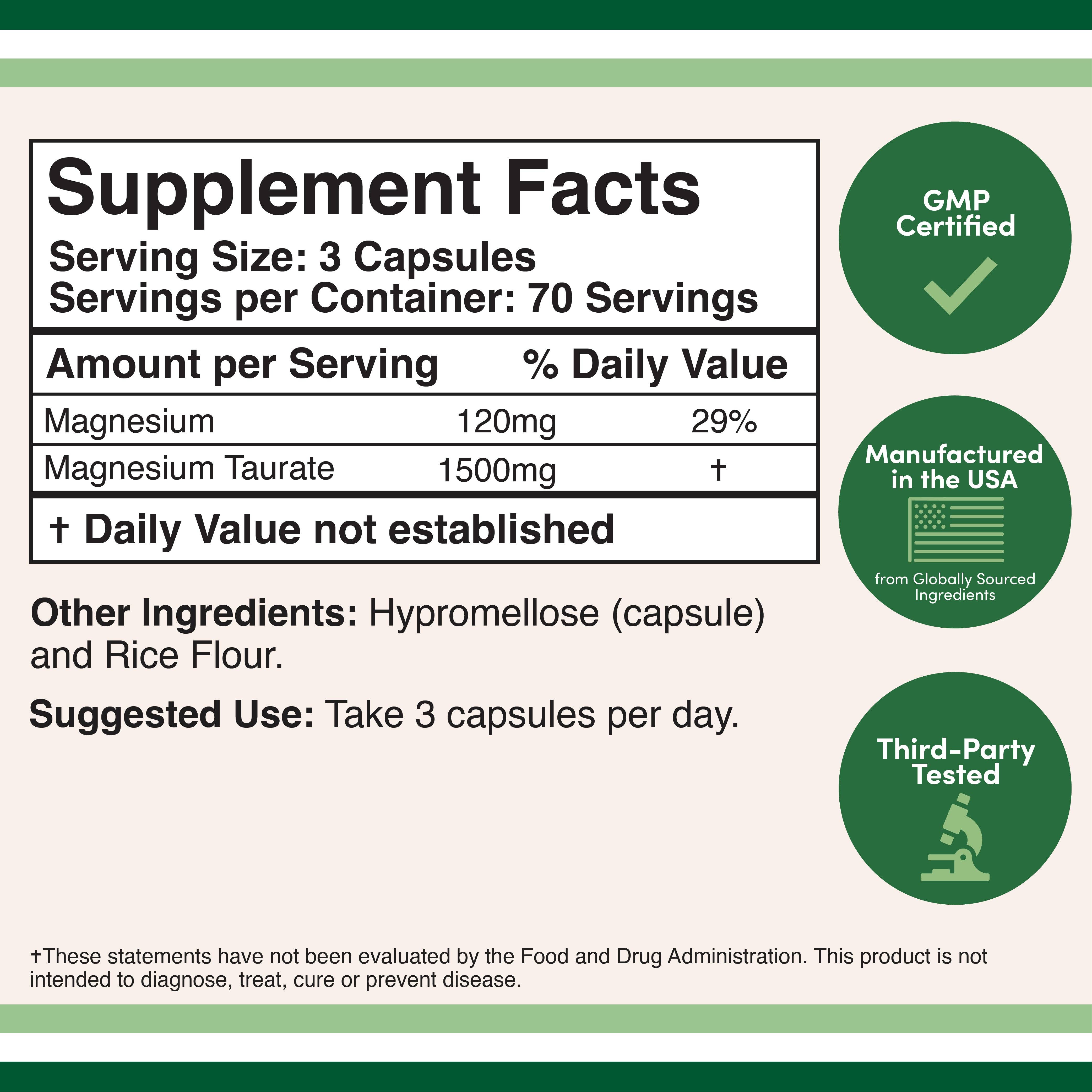 Magnesium Taurate - Apothecary