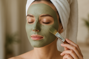 Make this face mask less green
