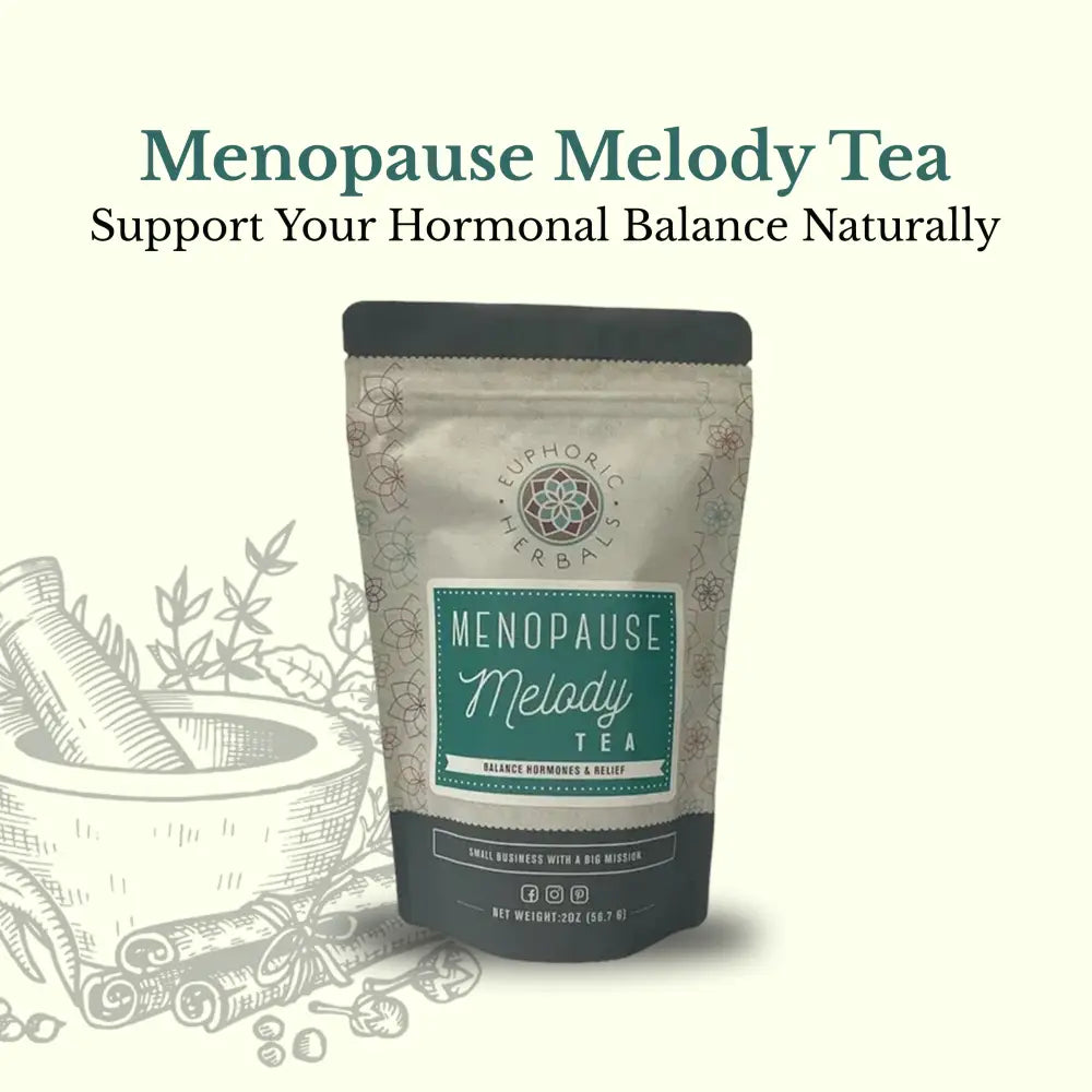 Menopause Melody Tea - TEA tea contains chaste tree black cohosh and wild yam root. This loose leaf herbal blend helps