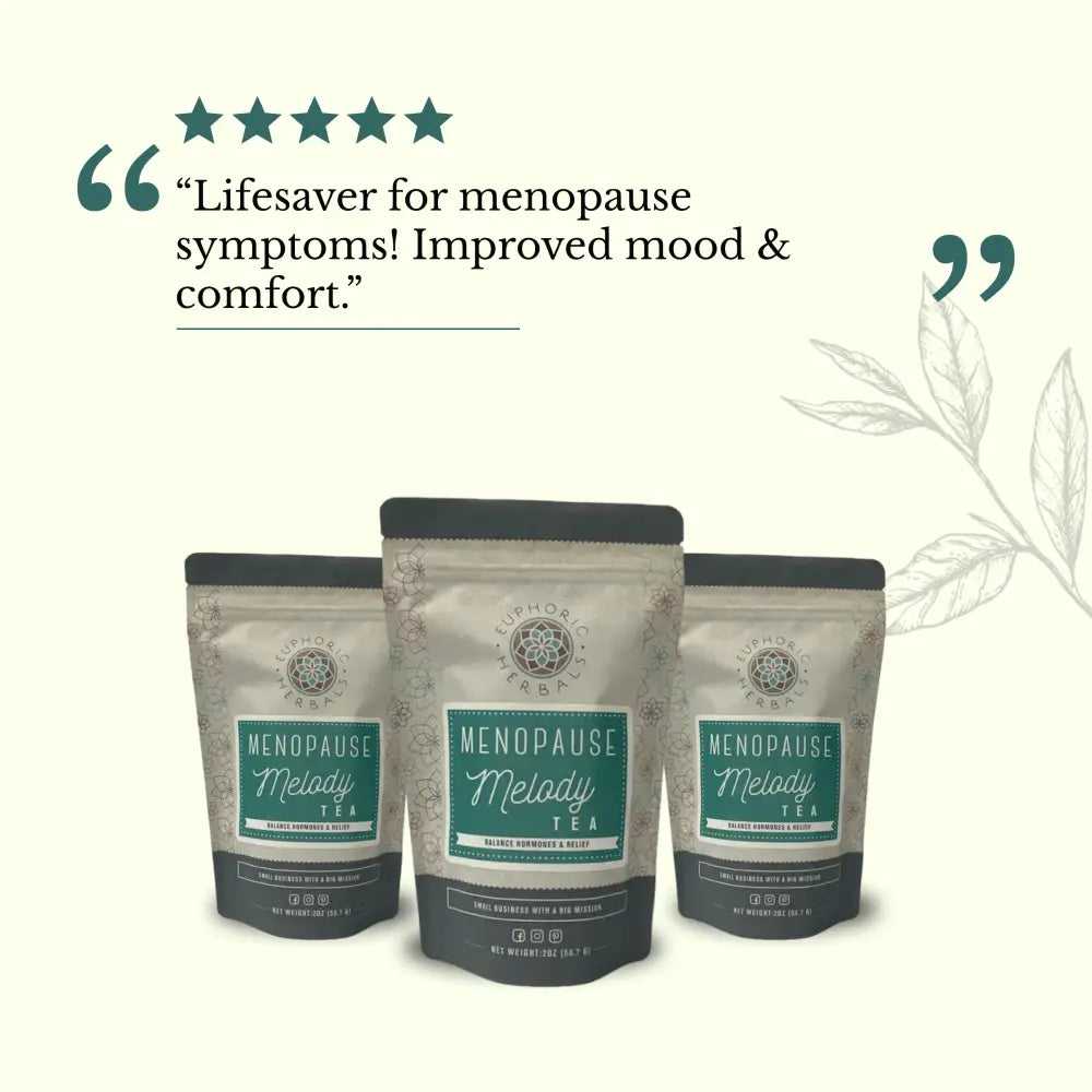Menopause Melody Tea - TEA tea contains chaste tree black cohosh and wild yam root. This loose leaf herbal blend helps