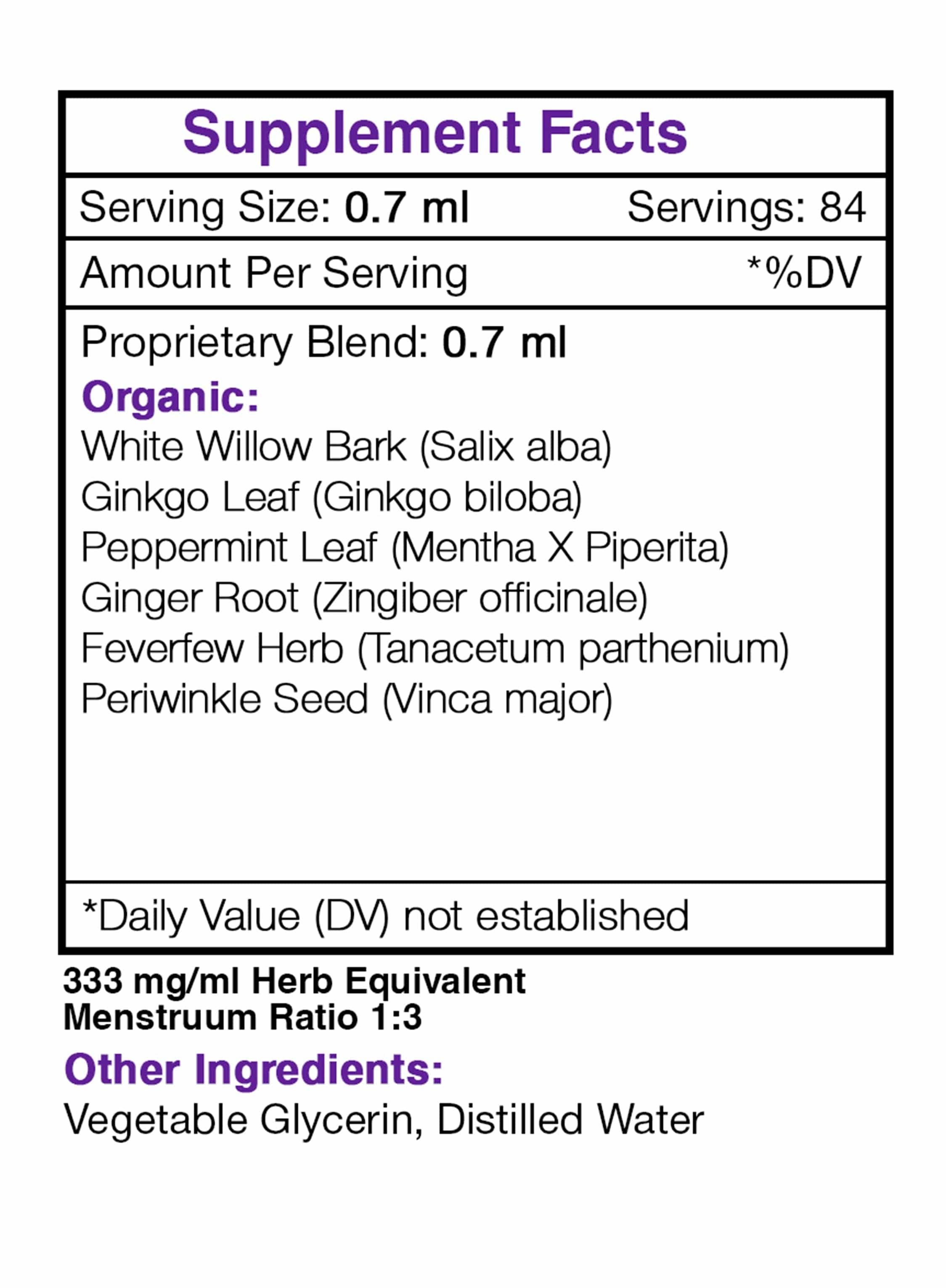 Migra Secret Tincture - Extracts