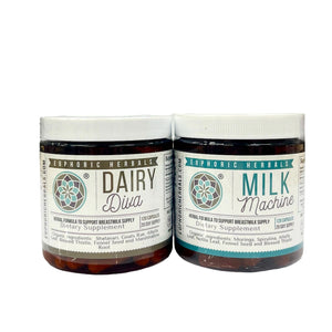 Milk Machine & Dairy Diva Bundle - Increase Supply Boost lactation naturally with premium breastfeeding herbal