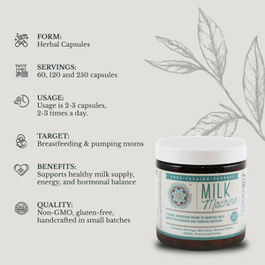 Milk Machine & Dairy Diva Bundle - Increase Supply Boost lactation naturally with premium breastfeeding herbal