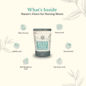 Milky Mama Tea - Home page Boost lactation naturally with premium breastfeeding herbal supplements for postpartum.