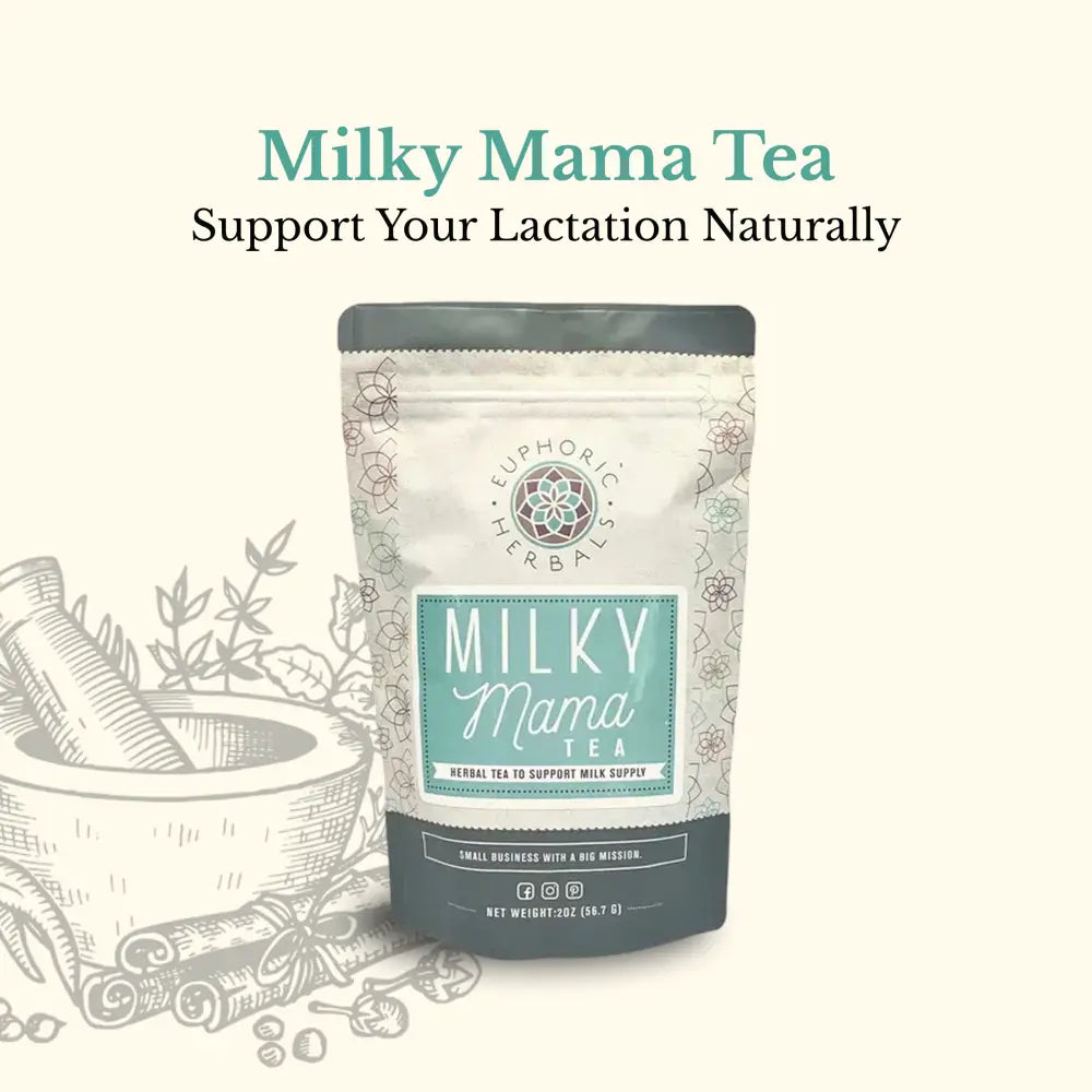 Milky Mama Tea - Home page Boost lactation naturally with premium breastfeeding herbal supplements for postpartum.