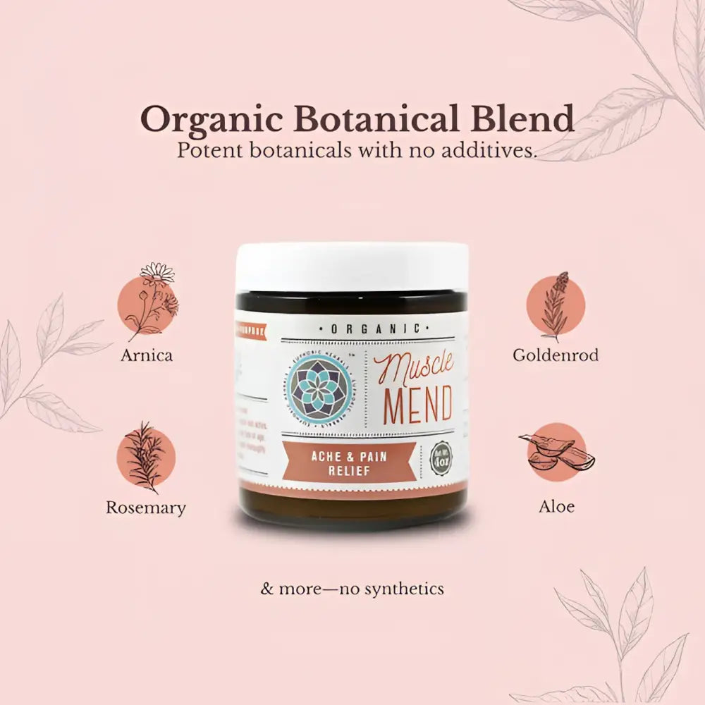 Muscle Mend Salve - Family for fitness general aches and aliments or the pain in your neck caused by co-sleeping child