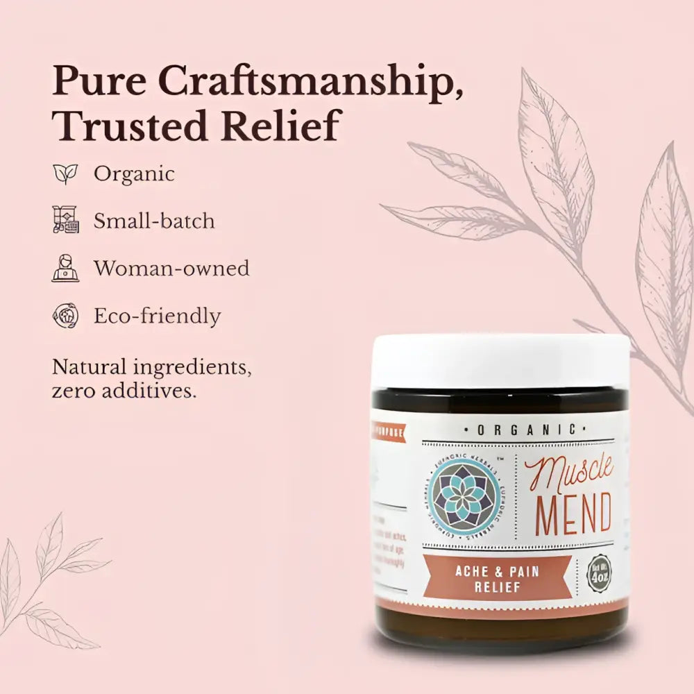 Muscle Mend Salve - Family for fitness general aches and aliments or the pain in your neck caused by co-sleeping child