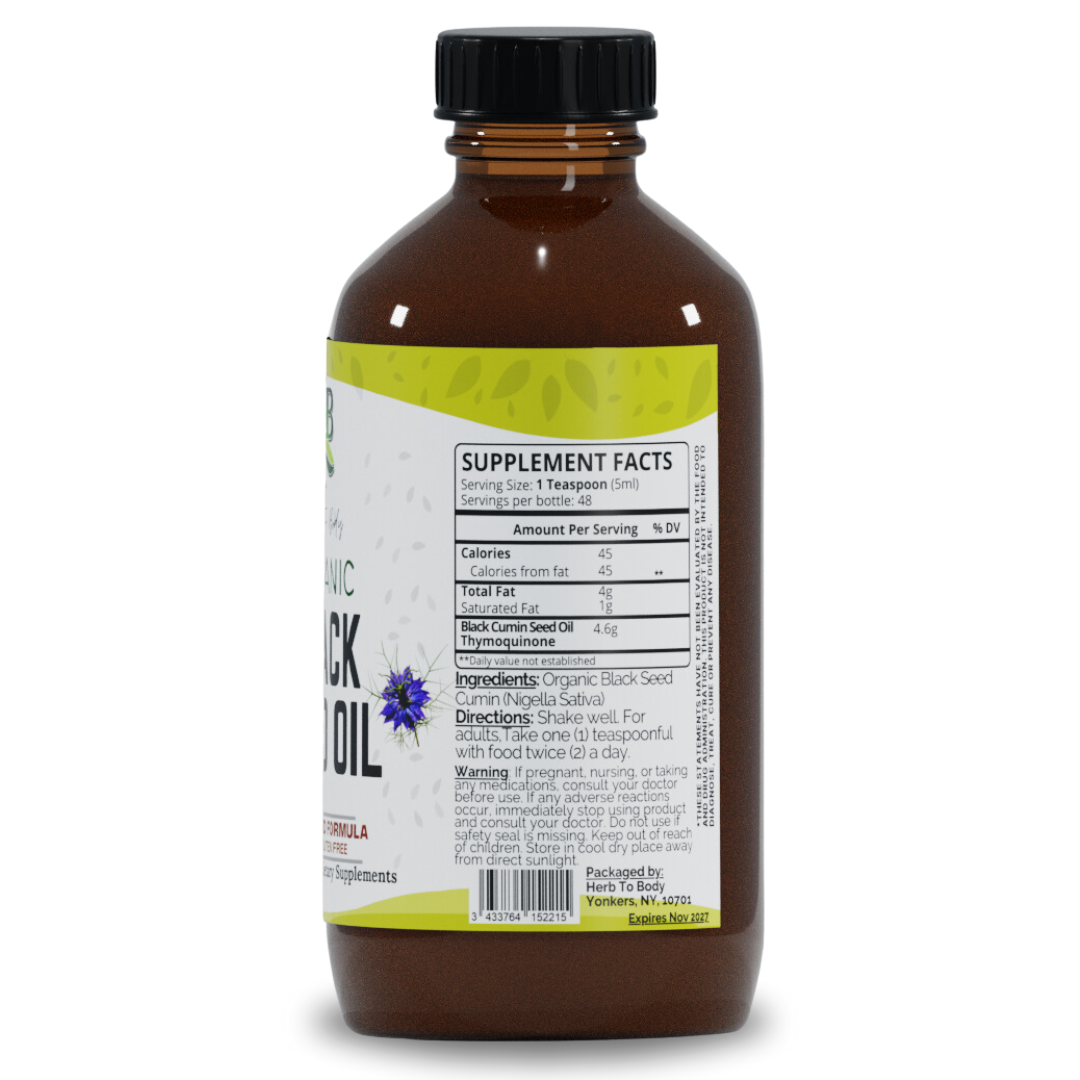 Organic Black Seed Oil - Apothecary