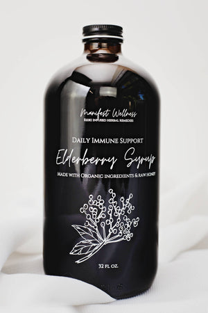 Organic Elderberry Syrup: Unsweetened - Apothecary