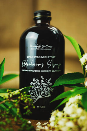 Organic Elderberry Syrup: Unsweetened - Apothecary