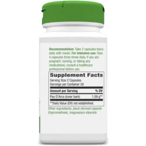 Pau d’Arco Capsules - Supplements
