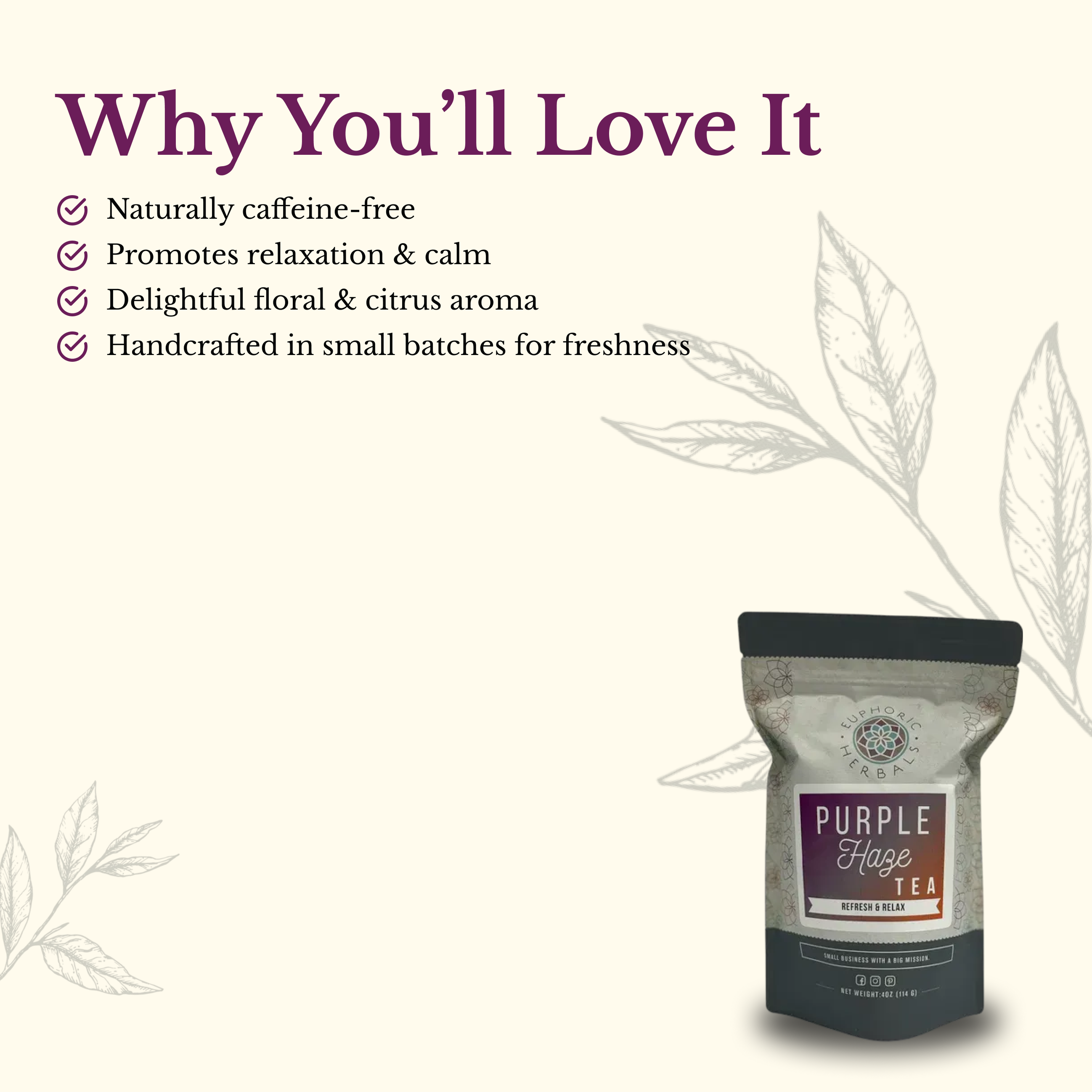 Purple Haze Tea - Herbal