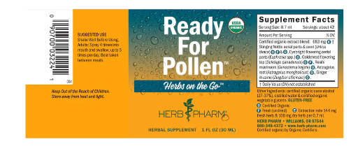 Ready for Pollen - Apothecary