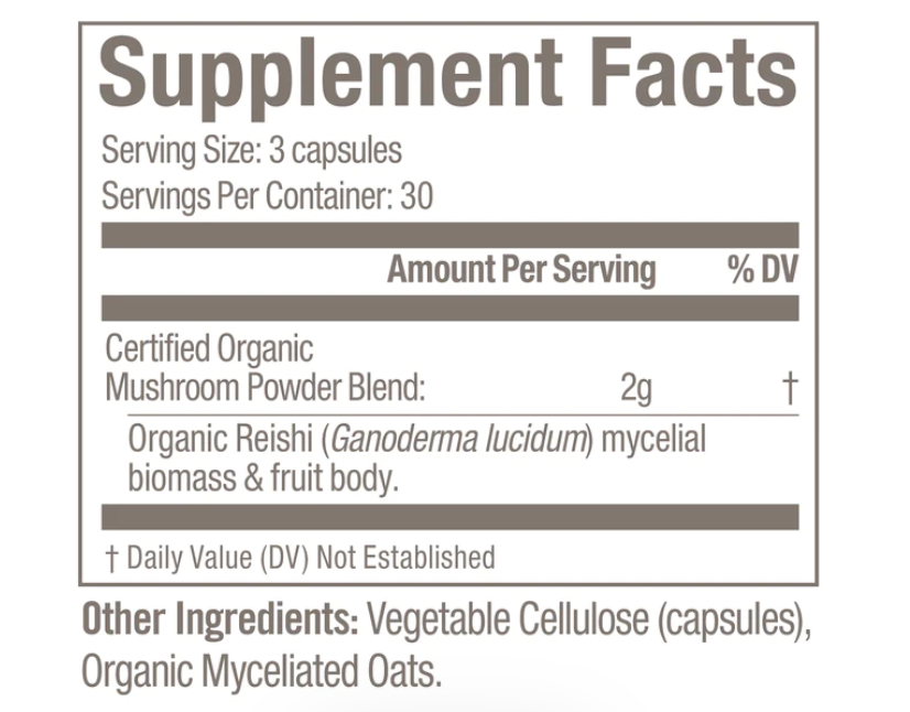 Reishi Mushroom Capsules