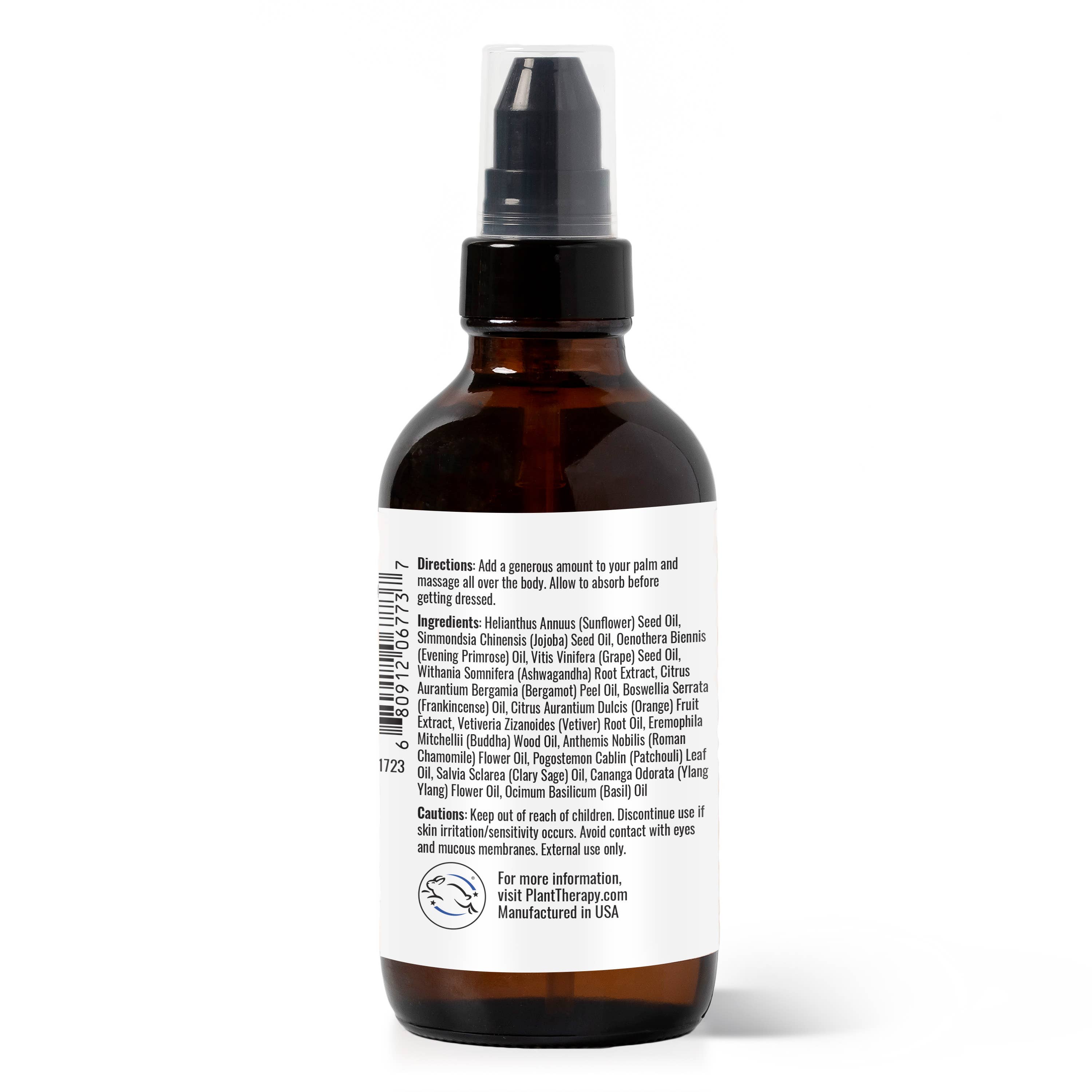 Stress Body Oil with Ashwagandha - Essential Oils