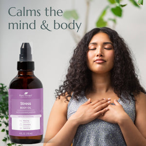 Stress Body Oil with Ashwagandha - Essential Oils