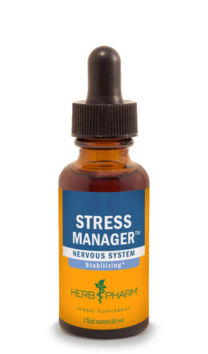 Stress Manager Extract - Family Compound herbal formula for nervous system support by HerbPharm.