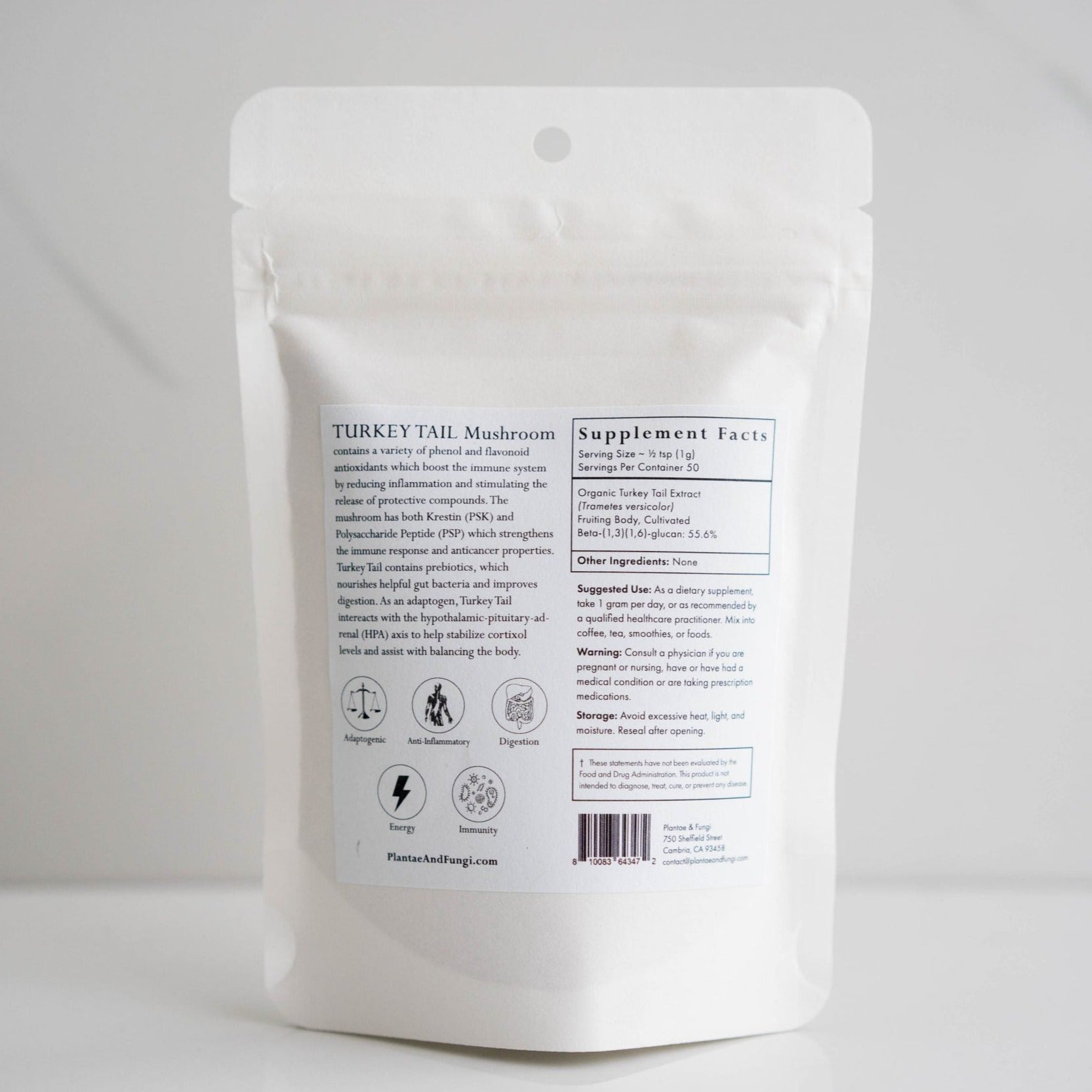 Turkey Tail Mushroom Powder - Apothecary